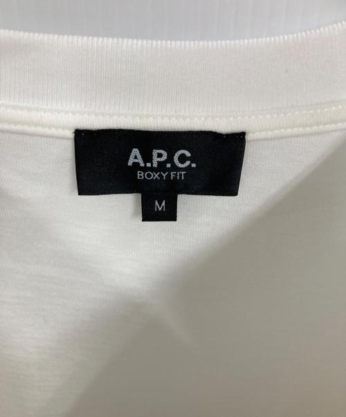 A.P.C.（アーペーセー）A.P.C. (アーペーセー) BOXY FIT TEE ホワイト サイズ:Mの古着・服飾アイテム