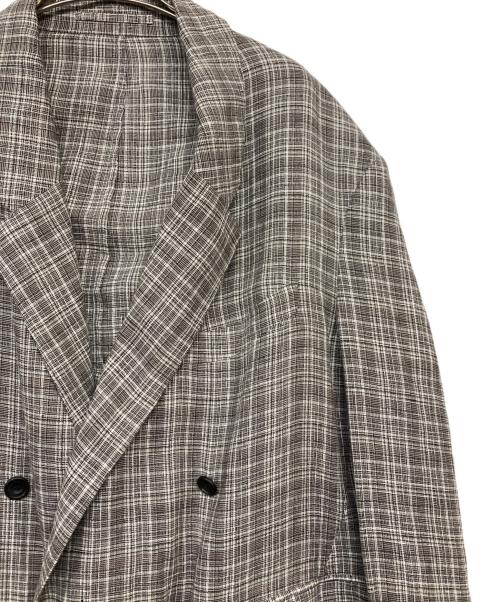CURRENTAGE（カレンテージ）CURRENTAGE (カレンテージ) チェックジャケット グレー サイズ:表記無し（実寸サイズをご参照下さい）の古着・服飾アイテム