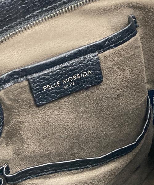 PELLE MORBIDA（ペッレモルビダ）PELLE MORBIDA (ペッレモルビダ) ボストンバッグ(Mサイズ) ブラックの古着・服飾アイテム