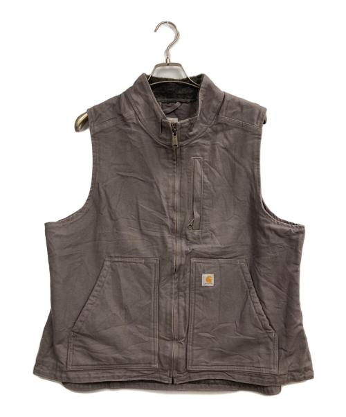 CarHartt（カーハート）CarHartt (カーハート) モックネックワークベスト グレー サイズ:XLの古着・服飾アイテム