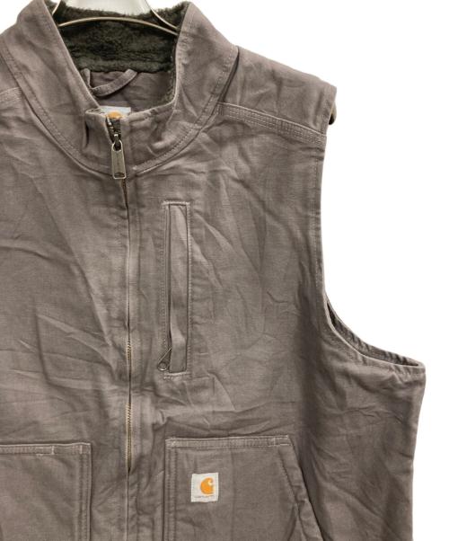 CarHartt（カーハート）CarHartt (カーハート) モックネックワークベスト グレー サイズ:XLの古着・服飾アイテム