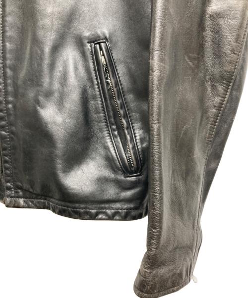 Schott（ショット）Schott (ショット) シングルライダースジャケット ブラック サイズ:40の古着・服飾アイテム