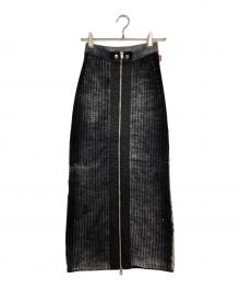 DIESEL（ディーゼル）の古着「M-ASIニットスカート」｜グレー