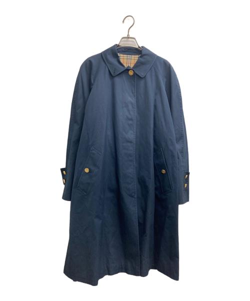 Burberry's（バーバリー）Burberry's (バーバリー) 金釦比翼コート ネイビー サイズ:不明の古着・服飾アイテム