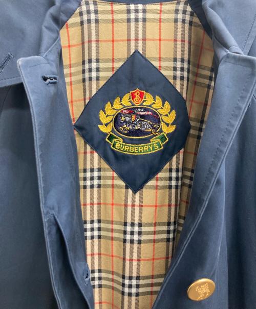 Burberry's（バーバリー）Burberry's (バーバリー) 金釦比翼コート ネイビー サイズ:不明の古着・服飾アイテム