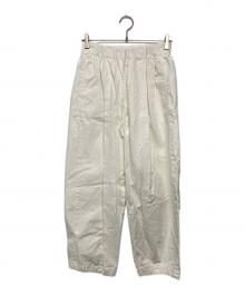 KAGURE（カグレ）の古着「コットンクロップドパンツ」｜アイボリー