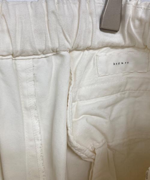 KAGURE（カグレ）kagure (カグレ) コットンクロップドパンツ アイボリー サイズ:Freeの古着・服飾アイテム