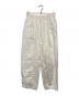 kagure（カグレ）の古着「コットンクロップドパンツ」｜アイボリー