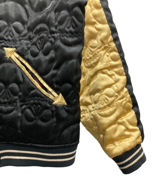 CREAM SODA（クリームソーダ）CREAM SODA (クリームソーダ) スカジャン ブラック サイズ:Lの古着・服飾アイテム