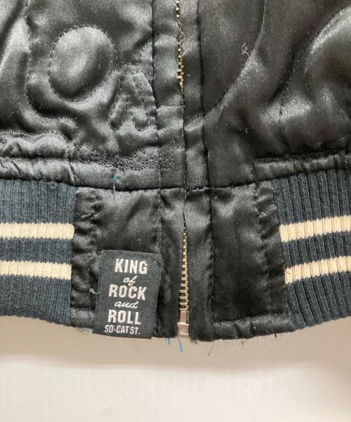 CREAM SODA（クリームソーダ）CREAM SODA (クリームソーダ) スカジャン ブラック サイズ:Lの古着・服飾アイテム