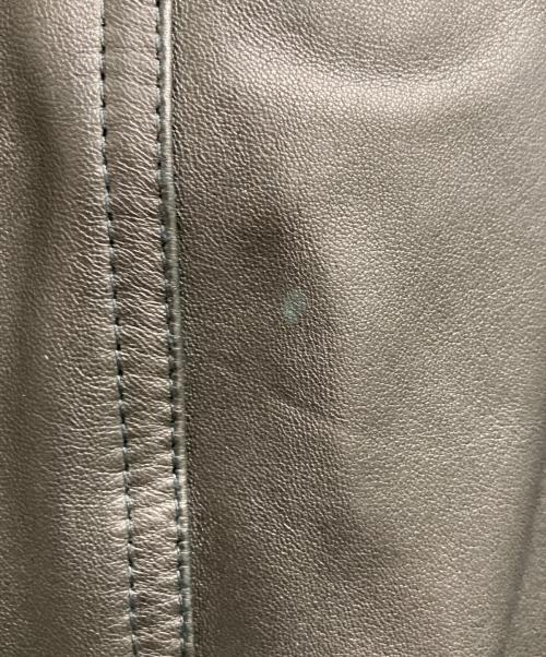 EMMETI（エンメティ）EMMETI (エンメティ) JURI シングルライダースジャケット ブラック サイズ:44の古着・服飾アイテム