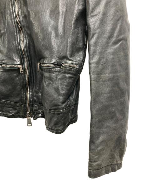 GIORGIO BRATO（ジョルジョブラッド）GIORGIO BRATO (ジョルジョブラッド) ライダースジャケット ブラック サイズ:44の古着・服飾アイテム