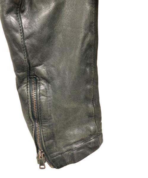 GIORGIO BRATO（ジョルジョブラッド）GIORGIO BRATO (ジョルジョブラッド) ライダースジャケット ブラック サイズ:44の古着・服飾アイテム