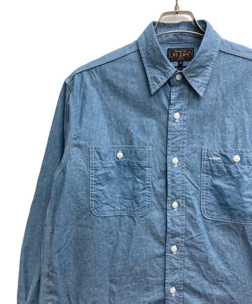 BEAMS PLUS（ビームスプラス）BEAMS PLUS (ビームスプラス) WORK Chambray SAX サイズ:Sの古着・服飾アイテム