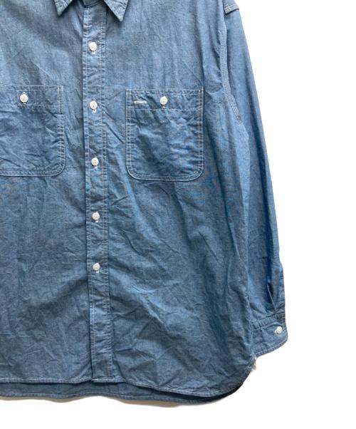 BEAMS PLUS（ビームスプラス）BEAMS PLUS (ビームスプラス) WORK Chambray SAX サイズ:Sの古着・服飾アイテム