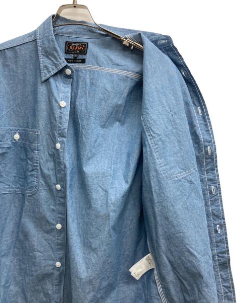 BEAMS PLUS（ビームスプラス）BEAMS PLUS (ビームスプラス) WORK Chambray SAX サイズ:Sの古着・服飾アイテム