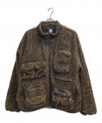 18East×NANGAエイティーンイースト×ナンガ）の古着「フリースハンティングジャケット」｜ベージュ