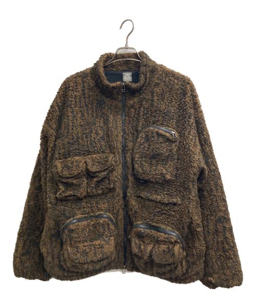 18East（エイティーンイースト）18East (エイティーンイースト) NANGA (ナンガ) フリースハンティングジャケット ベージュ サイズ:Lの古着・服飾アイテム