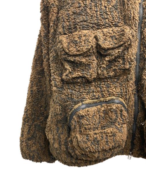 18East（エイティーンイースト）18East (エイティーンイースト) NANGA (ナンガ) フリースハンティングジャケット ベージュ サイズ:Lの古着・服飾アイテム