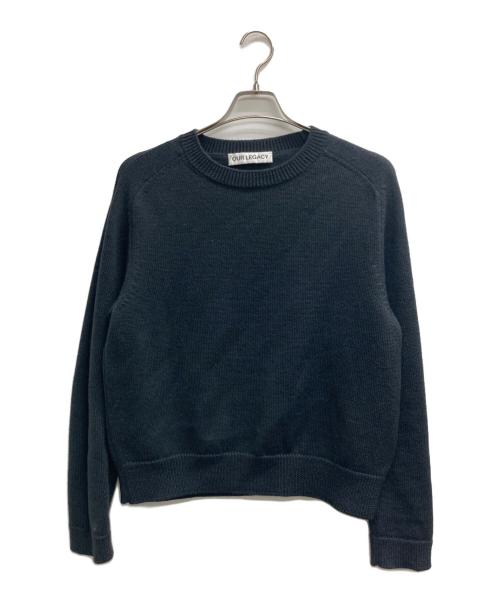 OUR LEGACY（アワーレガシー）OUR LEGACY (アワーレガシー) TRUE ROUNDNECK ブラック サイズ:46の古着・服飾アイテム