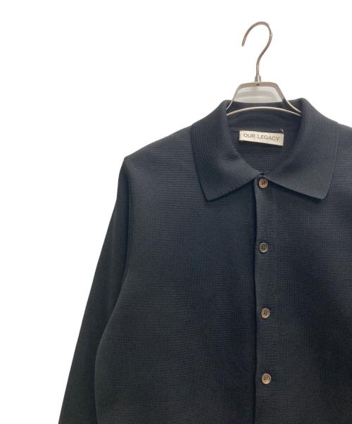OUR LEGACY（アワーレガシー）OUR LEGACY (アワーレガシー) EVENING POLO ブラック サイズ:48の古着・服飾アイテム