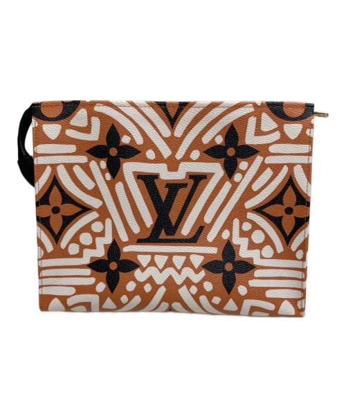 LOUIS VUITTON（ルイ ヴィトン）LOUIS VUITTON (ルイ ヴィトン) ポッシュ・トワレ26 オレンジの古着・服飾アイテム