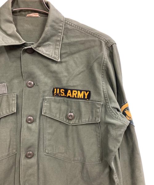 US ARMY（ユーエスアーミー）US ARMY (ユーエスアーミー) ミリタリーシャツ オリーブ サイズ:151/2×33の古着・服飾アイテム