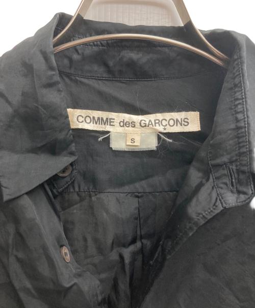 COMME des GARCONS（コムデギャルソン）COMME des GARCONS (コムデギャルソン) フェイクレイヤードシャツ ブラック サイズ:Sの古着・服飾アイテム