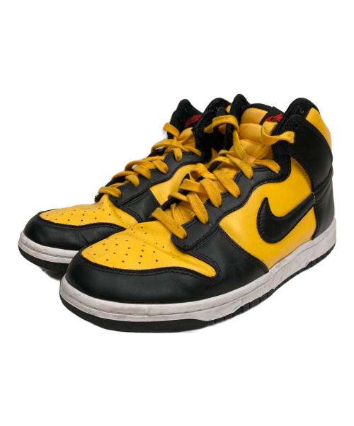NIKE（ナイキ）NIKE (ナイキ) ハイカットスニーカー ブラック×イエロー サイズ:27.0ｃｍの古着・服飾アイテム