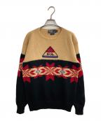 POLO RALPH LAURENポロ・ラルフローレン）の古着「SNOW BEACH KNIT(スノービーチニット)」｜ベージュ