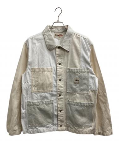 中古・古着通販】stussy (ステューシー) カバーオール アイボリー
