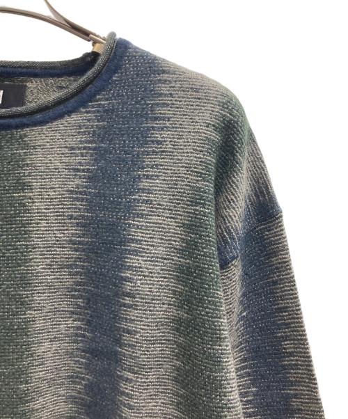 stussy（ステューシー）stussy (ステューシー) SHADOW STRIPE SWEATER マルチカラー サイズ:XLの古着・服飾アイテム