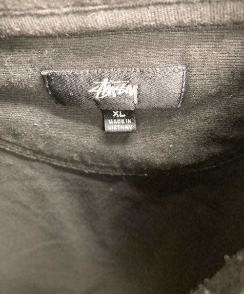 stussy（ステューシー）stussy (ステューシー) Inside Out Fleece Hoodie ブラック サイズ:XLの古着・服飾アイテム