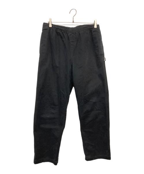 stussy（ステューシー）stussy (ステューシー) イージーパンツ ブラック サイズ:Lの古着・服飾アイテム