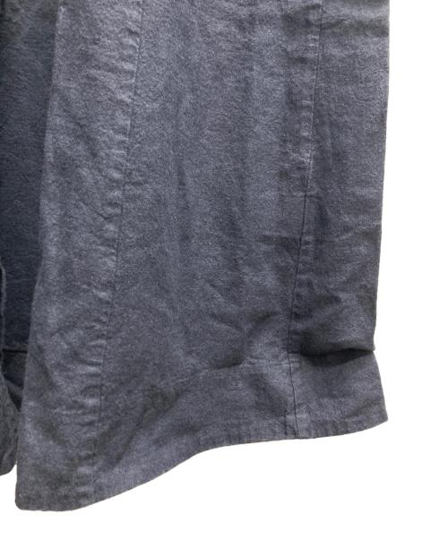 nest Robe（ネストローブ）nest Robe (ネストローブ) シャツワンピース ネイビー サイズ:FREEの古着・服飾アイテム