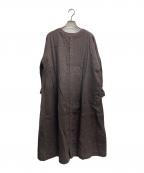 nest Robeネストローブ）の古着「シャツワンピース」｜ブラウン