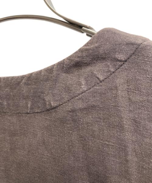 nest Robe（ネストローブ）nest Robe (ネストローブ) シャツワンピース ブラウン サイズ:FREEの古着・服飾アイテム