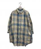 BLUE TRICKブルートリック）の古着「シャツワンピース」｜ベージュ