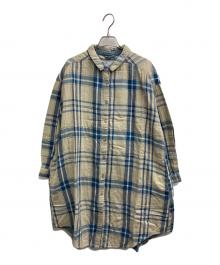 BLUE TRICK（ブルートリック）の古着「シャツワンピース」｜ベージュ