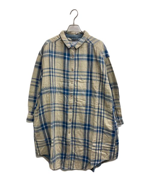 BLUE TRICK（ブルートリック）BLUE TRICK (ブルートリック) シャツワンピース ベージュ サイズ:FREEの古着・服飾アイテム