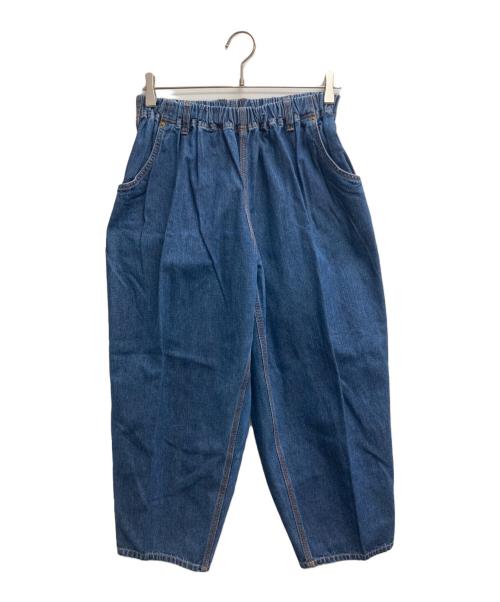 BASCO nest（バスコネスト）BASCO nest (バスコネスト) マオデニムパンツ ネイビー サイズ:表記なしの古着・服飾アイテム