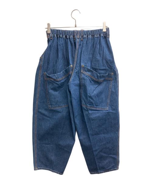BASCO nest（バスコネスト）BASCO nest (バスコネスト) マオデニムパンツ ネイビー サイズ:表記なしの古着・服飾アイテム