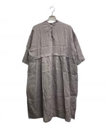 nest Robe（ネストローブ）の古着「シャツワンピース」｜チャコールグレー