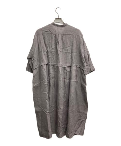 nest Robe（ネストローブ）nest Robe (ネストローブ) シャツワンピース チャコールグレー サイズ:FREEの古着・服飾アイテム