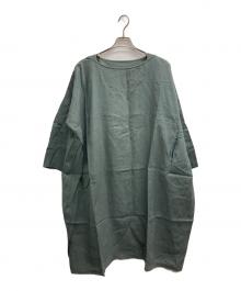 nest Robe（ネストローブ）の古着「リネンワンピース」｜グリーン