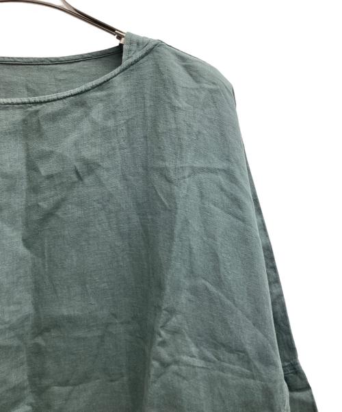 nest Robe（ネストローブ）nest Robe (ネストローブ) リネンワンピース グリーン サイズ:FREEの古着・服飾アイテム