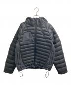 san san gearサンサンギア）の古着「PANELED PUFFER JACKET」｜ブラック