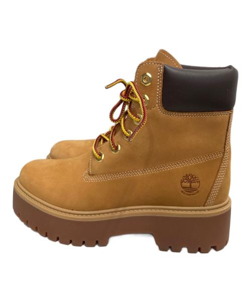 Timberland（ティンバーランド）Timberland (ティンバーランド) ストーンストリート6インチブーツ ブラウン×イエロー サイズ:24の古着・服飾アイテム