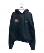 OFFWHITEオフホワイト）の古着「Caravaggio Angel OVER Hoodie」｜ブラック