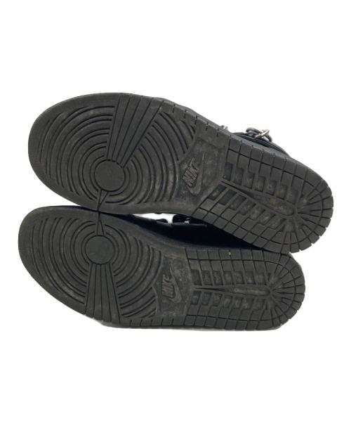 NIKE（ナイキ）NIKE (ナイキ) COMME des GARCONS HOMME PLUS (コムデギャルソンオムプリュス) AIR JORDAN 1 HI STRAP SP-C ブラック サイズ:26の古着・服飾アイテム